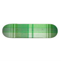 "Green Plaid" Skateboard