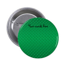 Green polka dots on green background button