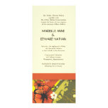 Green, Red, Yellow Floral Wedding Invite invitations