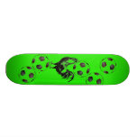 Green Rooster Abstract. Skate Board Decks