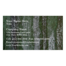 Green Rusty Metal Texture Business Card
