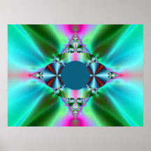 Green Satin and Pink Champaign Poster!