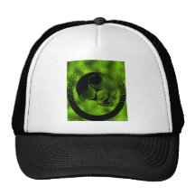 Green Skull Trucker Hat