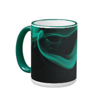 Green Smoke Ring Coffee Mug