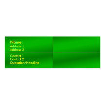 Green Square Tiles Profile Card Business Card