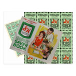 Green Stamps Postcard