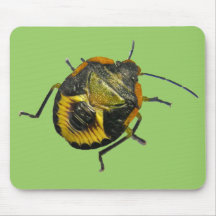 Green Stink Bug Nymph Coordinating Items Mousemat