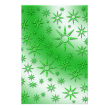 Green suns seamless pattern photograph