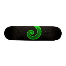 Green Swirl Skateboard