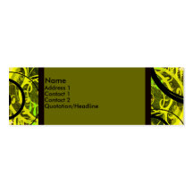 Green Swirls Business Cards
