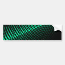 Green Tiles Bumper Sticker