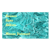 Green Tree Limb Abstract Business Card