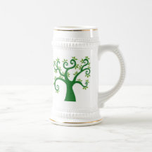 Green Tree Mugs