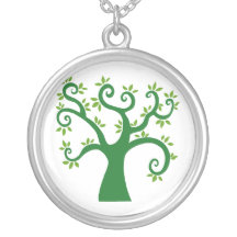 Green Tree Pendant