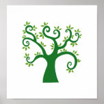Green Tree Posters