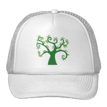 Green Tree Trucker Hats