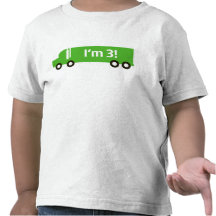 Green Truck: Third Birthday Tee