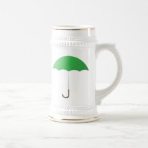 Green Umbrella Coffee Mug