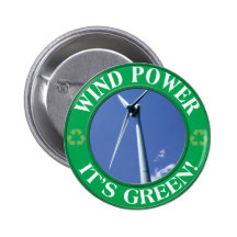 Green Wind Buttons