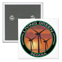 Green Wind Indiana Pin