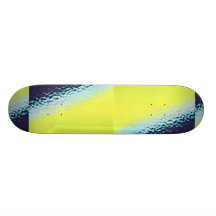 Green with light blue spatter custom skateboard