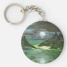 Green World Eagle Keychain