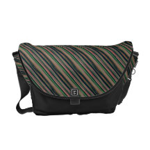 greener stripe pattern courier bags