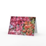 GREETING CARD Bunches of Tulips