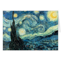 Greeting Card - Starry Night