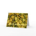 GREETING CARD Yellow Tulips