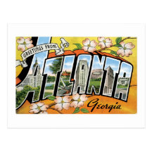 Greetings from Atlanta, GA! Postcard