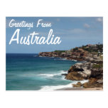 Greetings From Australia Postcard