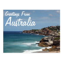 Greetings From Australia Postcard