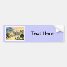 Greetings From Connecticut Bumper Sticker
