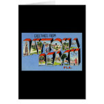 Greetings from Daytona Beach Florida Greeting Card
