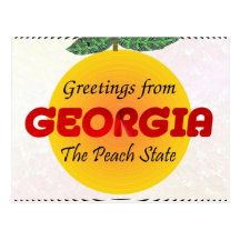 Greetings from Georgia Postcards