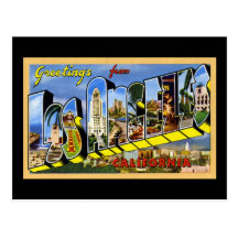 Greetings from Los Angeles California Postcard