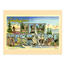 Greetings From New Hampshire Post Card