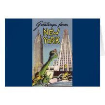 Greetings From New York Cards