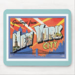 Greetings From New York City Mousepads