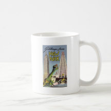 Greetings From New York Coffee Mug