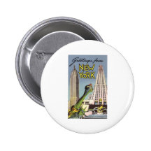 Greetings From New York Pin