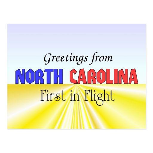 Greetings from North Carolina Post Cards