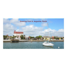 Greetings from St. Augustine, Florida Custom Photo Card