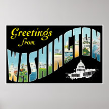 Greetings from Washington D.C. Print