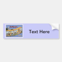 Greetings From Washington, D.C. USA Bumper Stickers