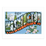 Greetings from Washington state! Vintage Post Card