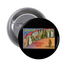 Greetings From Yosemite National Park Button