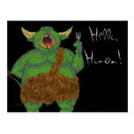 Greetings Human Troll Postcard