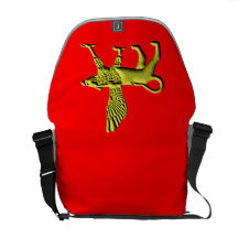 Greif gold courier bag